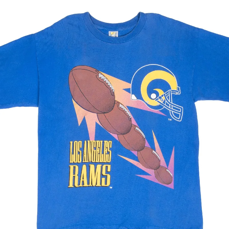 Simple And Comfortable VINTAGE NFL LOS ANGELES RAMS TEE SHIRT 1994 LARGE MADE IN USA Simple And Comfortable VINTAGE NFL LOS ANGELES RAMS TEE SHIRT 1994 LARGE MADE IN USA