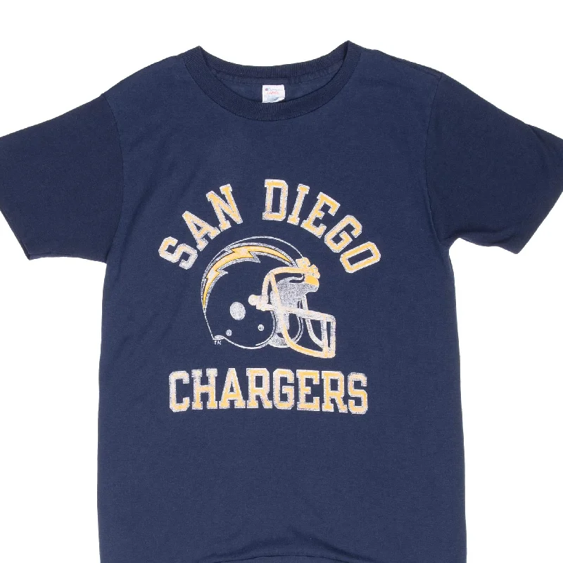 Eye-catching Personality VINTAGE NFL SAN DIEGO CHARGERS CHAMPION 1980S TEE SHIRT SMALL MADE IN USA Eye-catching Personality VINTAGE NFL SAN DIEGO CHARGERS CHAMPION 1980S TEE SHIRT SMALL MADE IN USA