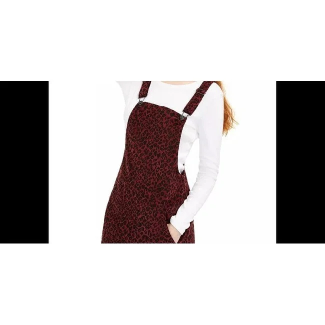 Wandering freely Vanilla Star Women's Embellished Animal Print Spaghetti Strap Square Neck Short Sheath Dress Wine/Black Size 0 Wandering freely Vanilla Star Women's Embellished Animal Print Spaghetti Strap Square Neck Short Sheath Dress Wine/Black Size 0