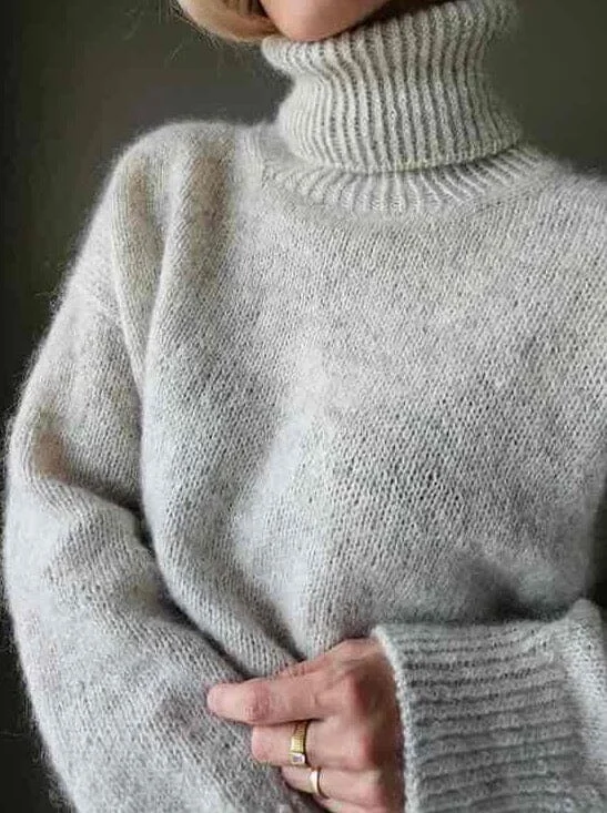 Avant-garde trend Sweater no 11 Light by My Favourite Things Knitwear, No 20 + silk mohair yarn kit (excl pattern) Avant-garde trend Sweater no 11 Light by My Favourite Things Knitwear, No 20 + silk mohair yarn kit (excl pattern)